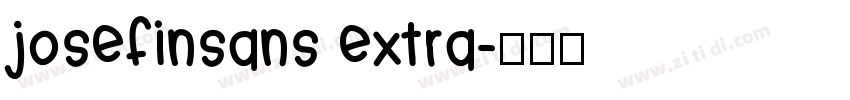 josefinsans extra字体转换